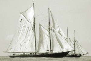 The Bluenose Schooner, hailing from Nova Scotia was the fastest boat for over 20 years